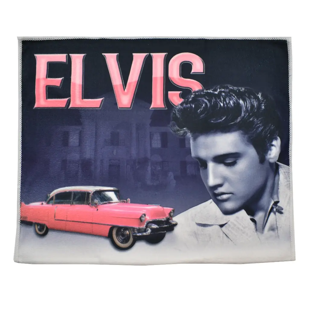 Elvis Kitchen Towel - Pink Caddy