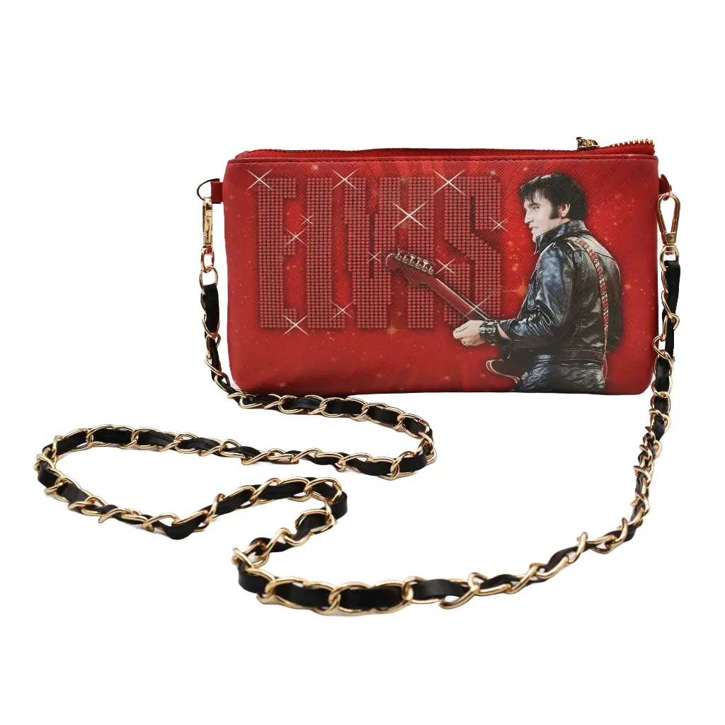 [E9125] Elvis Purse - 68' Name w/ Chain