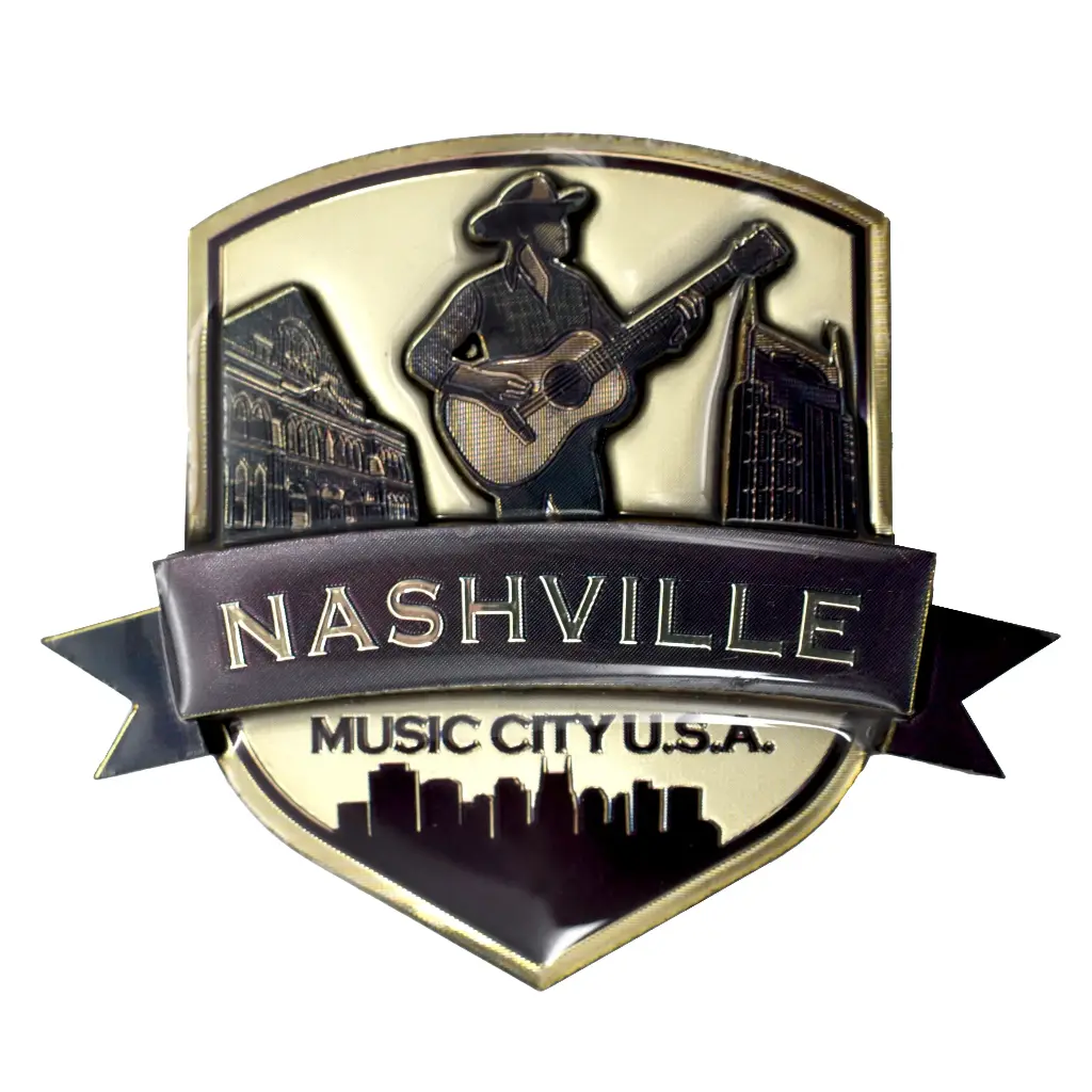 Nashville Magnet - Badge Laser 3D