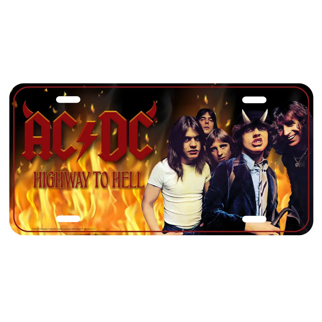 AC/DC License Plate - Highway To Hell