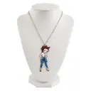 Betty Boop Necklace - Bandana w/ Swinging Legs