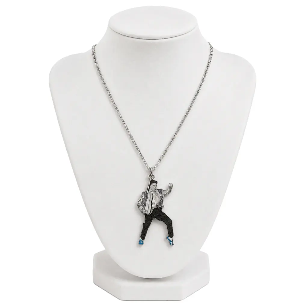 [E9122] Elvis Necklace - BSS w/ Swinging Legs