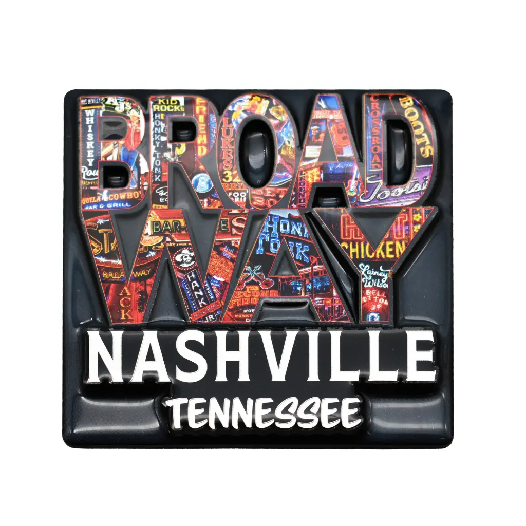 [N7287] Nashville Magnet - Broadway Signs Laser 3D