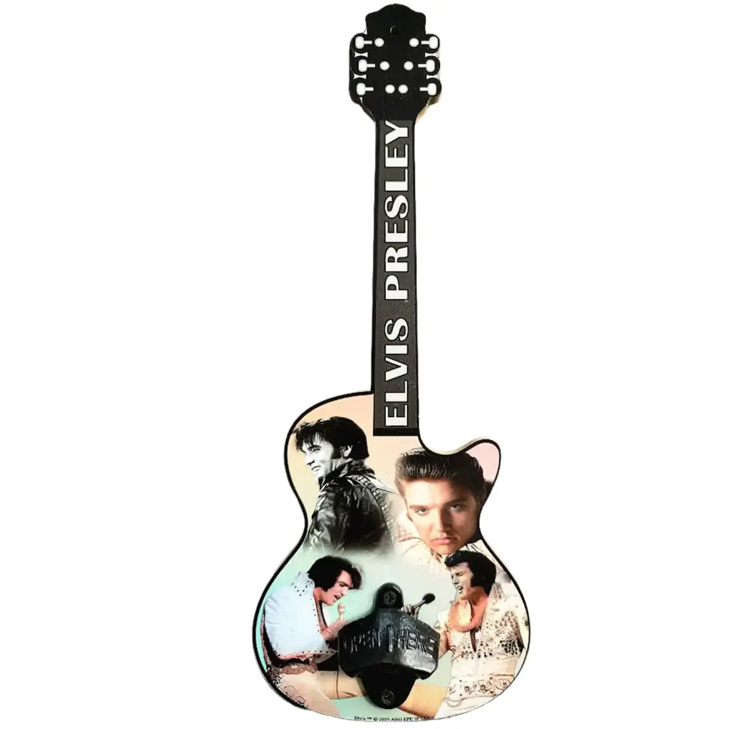 Elvis Bottle Opener - Collage 15" Tall