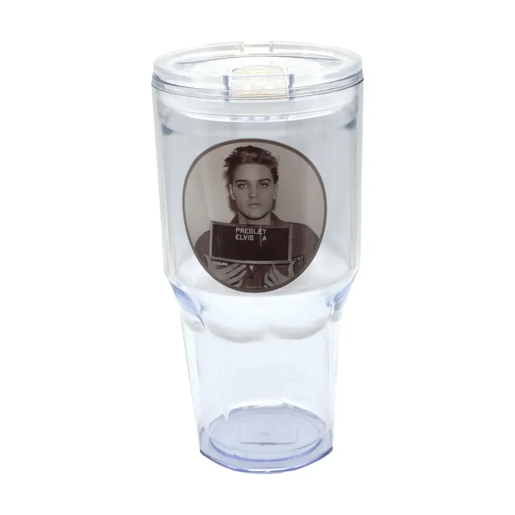 [E9156] Elvis Tumbler - Enlisting Photo 20 oz