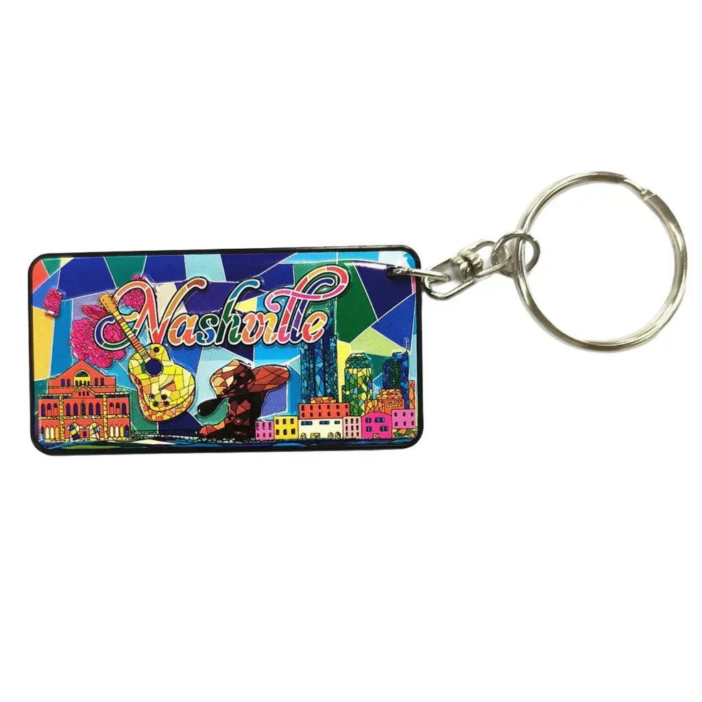 Nashville Keychain - Mosaic