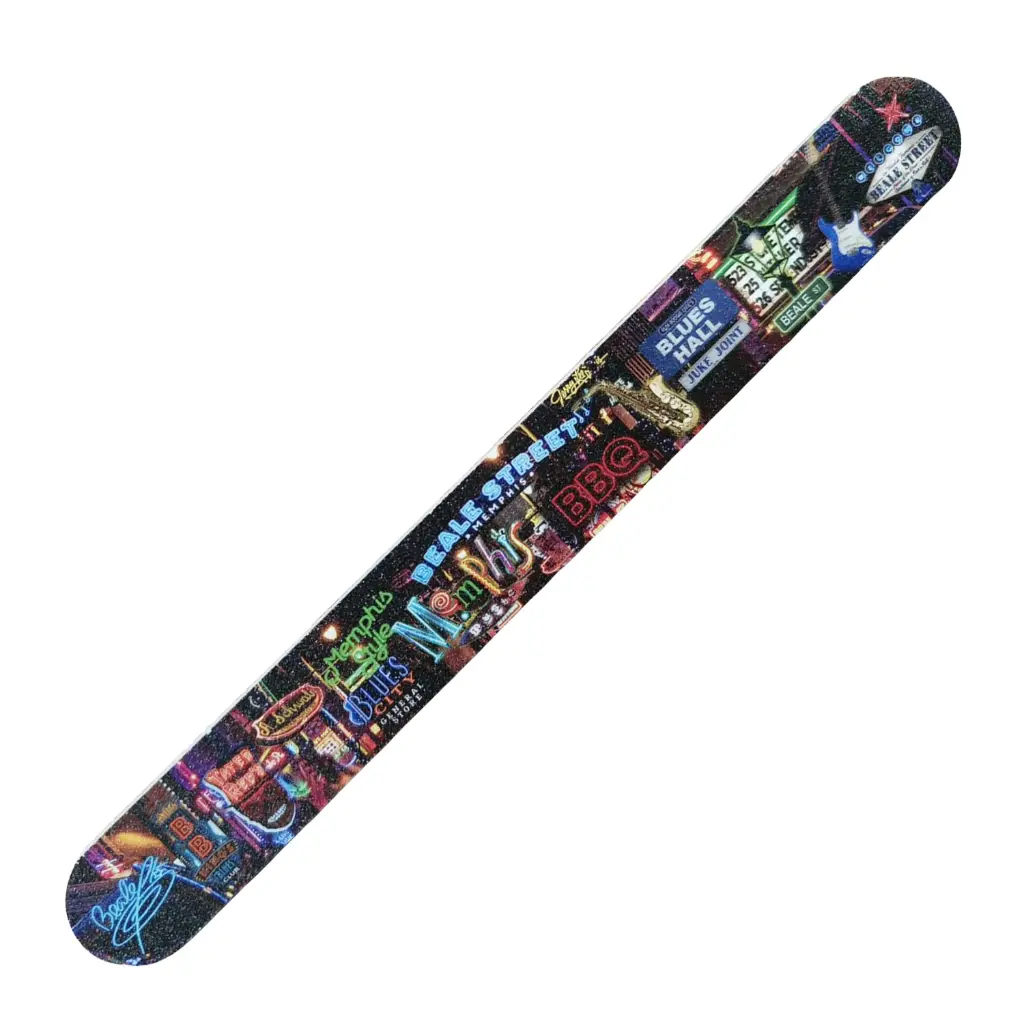 [M7338] Memphis Nail File - Beale Street Collage