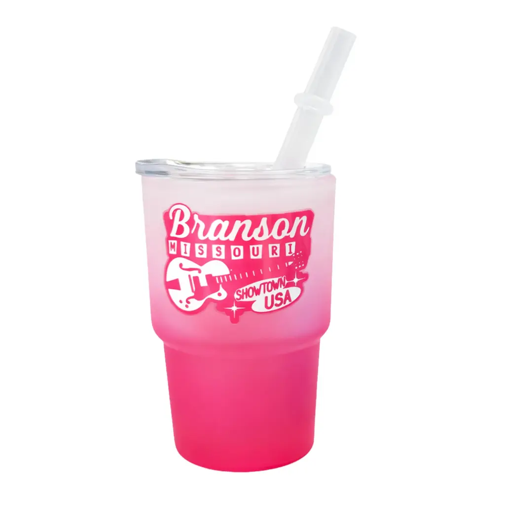 [XBR7347] Branson Shot Glass - Frosted Mini Tumbler Pink