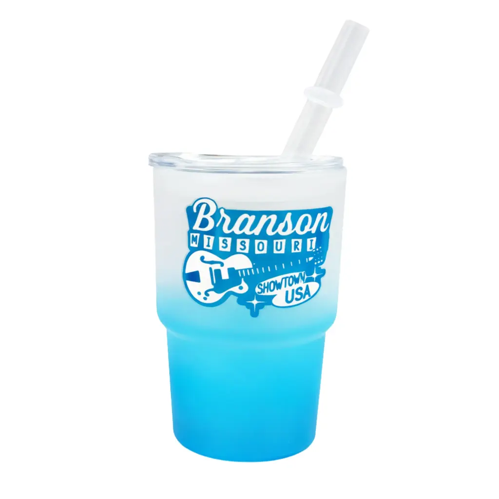 Branson Shot Glass - Frosted Mini Tumbler Blue
