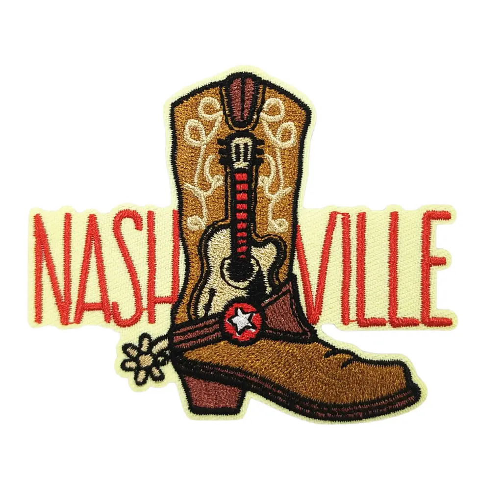 Nashville Patch - Cowboy Boot