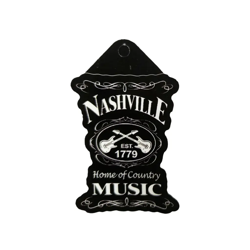 Nashville Sticker - Blk & Wht Est. Mini