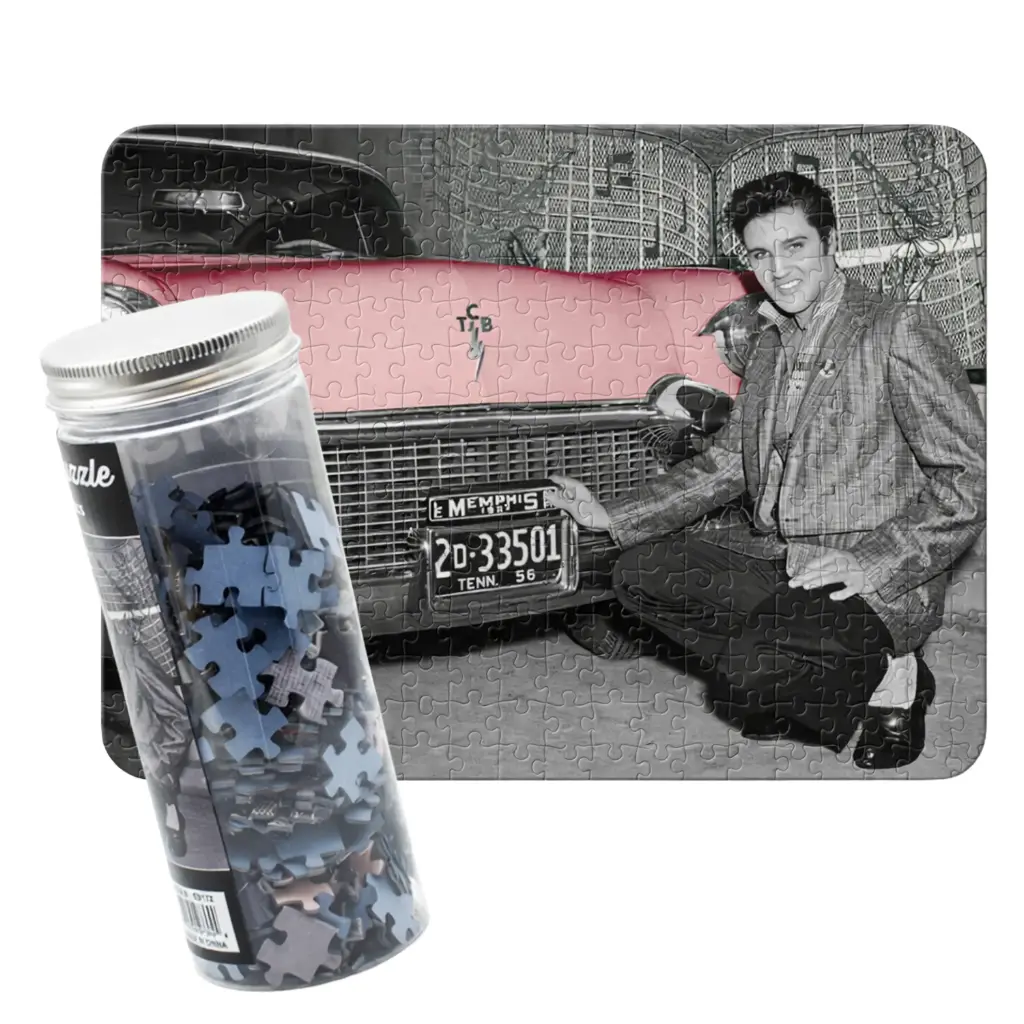 Elvis Mini Puzzle - Front of Car - 300 pcs 12 pc Display