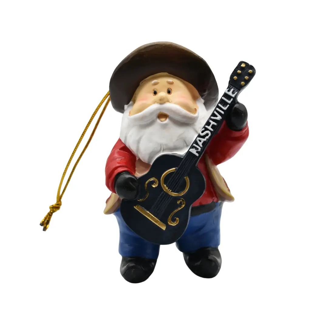 Nashville Ornament - Santa Cowboy