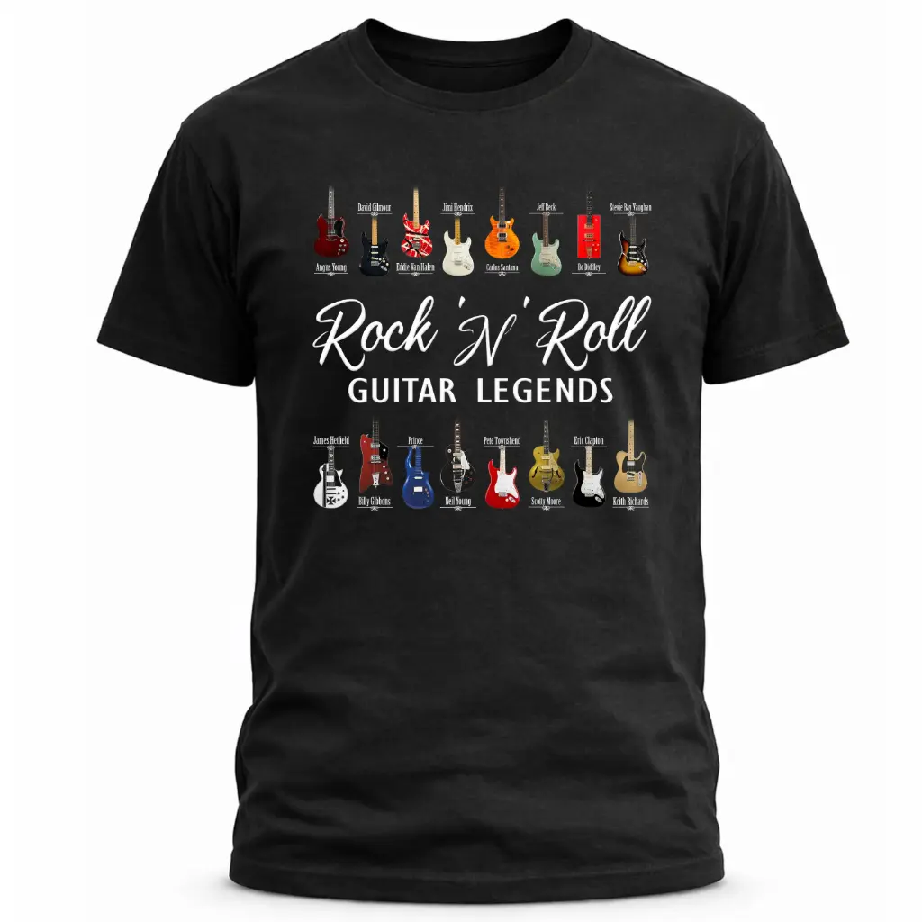 [G7383M] Guitar Legends T-shirt (Medium)