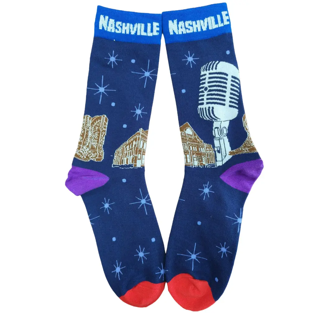 [N7380] Nashville Socks - Microphone