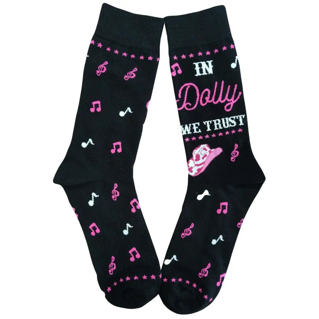[G7381] In Dolly We Trust Socks