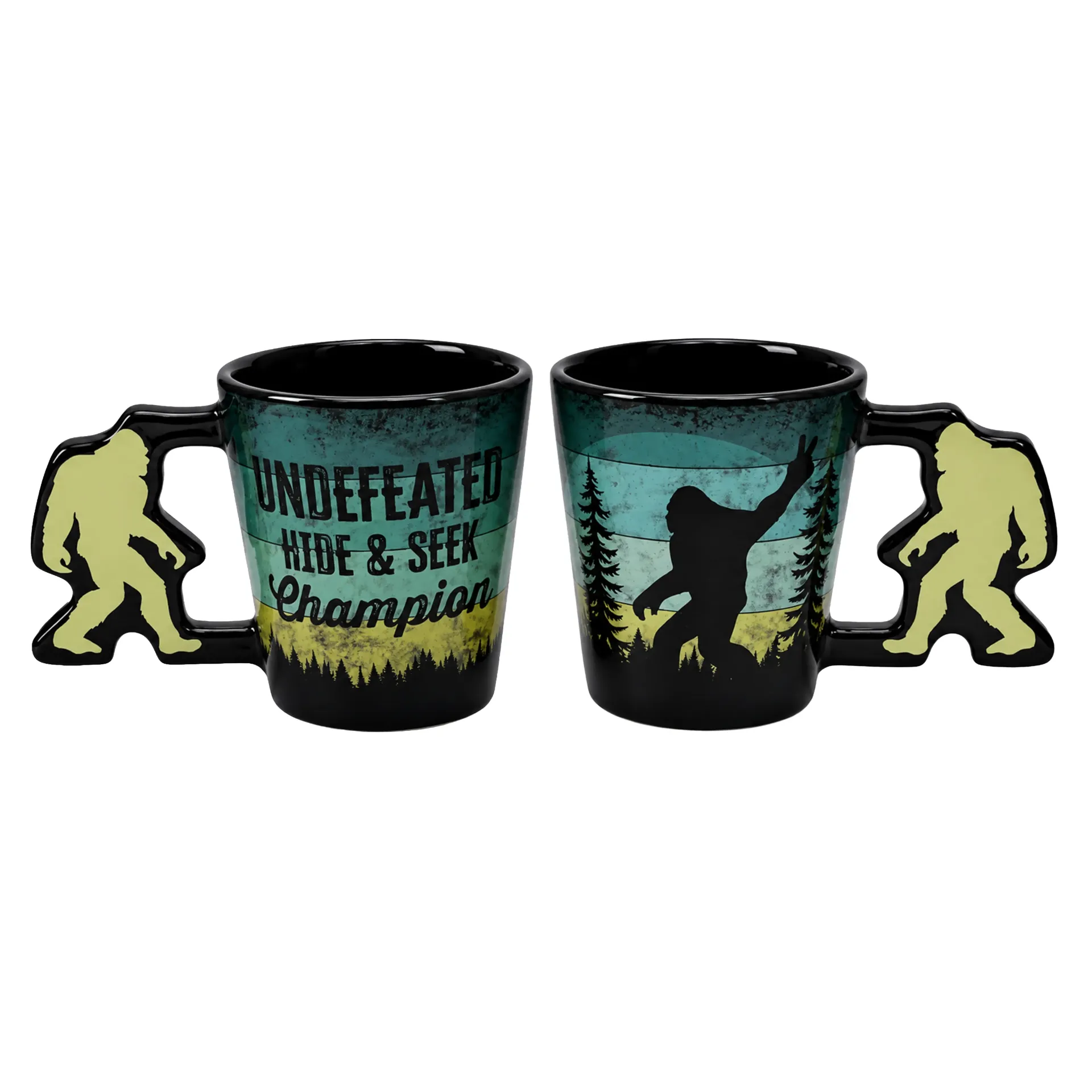 [G7414] Bigfoot Shot Glass - With Bigfoot Handle