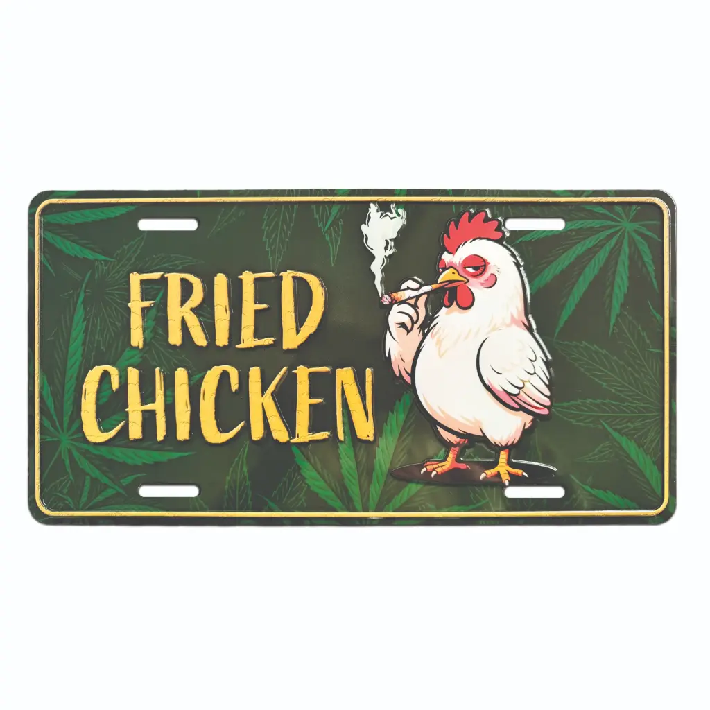 License Plate - Fried Chicken - 6pc Set