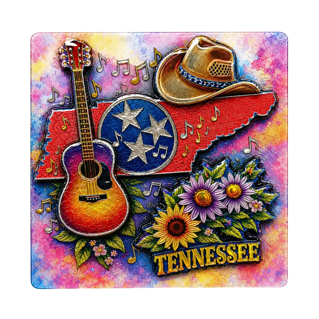 [T7441] Tennessee Magnet - Spirit Watercolor
