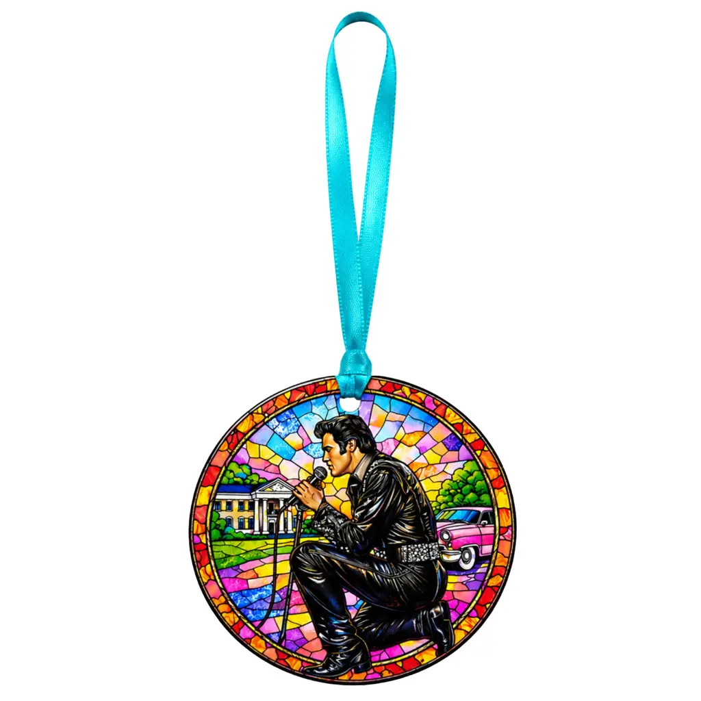 [E9179] Elvis Ornament - Suncatcher Acrylic