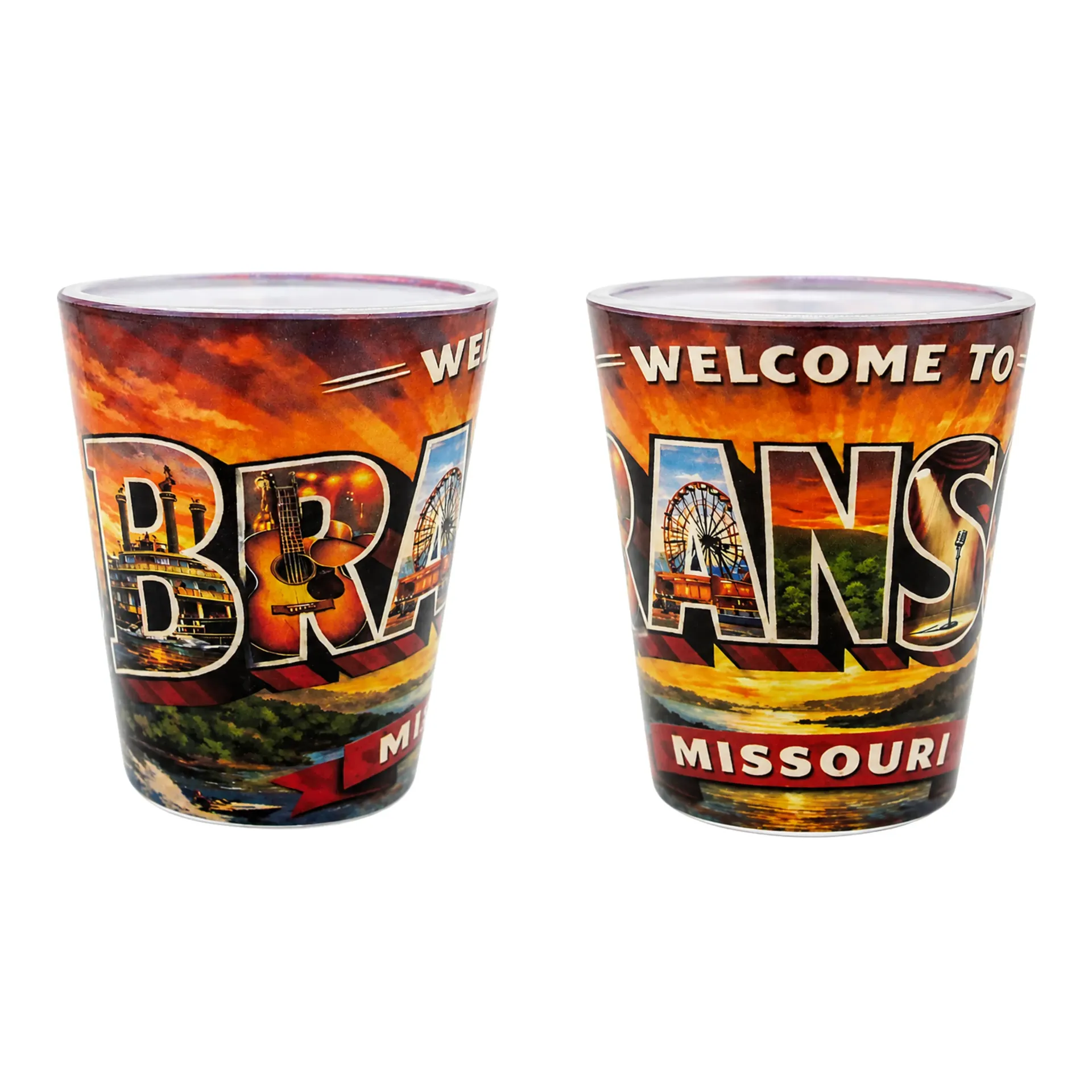 [XBR7448] Branson Shot Glass - Welcome Sunset
