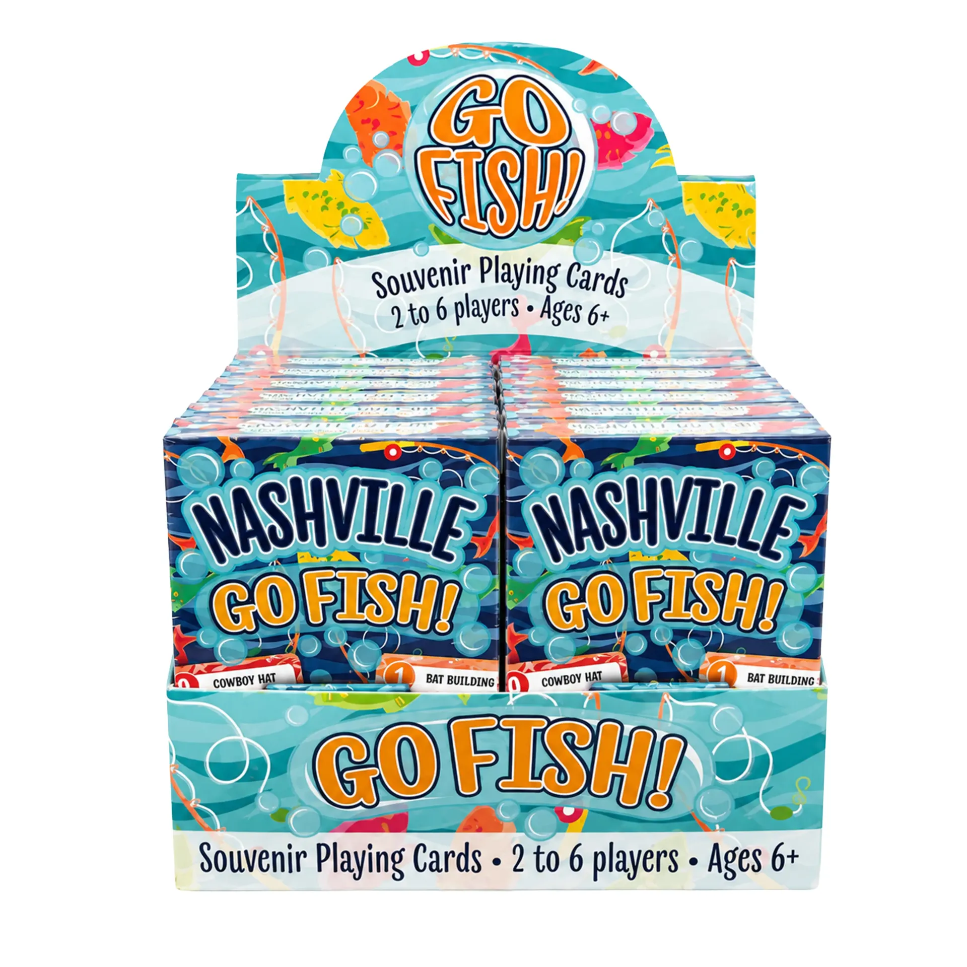 Nashville Playing Cards - Go Fish 12pc Display