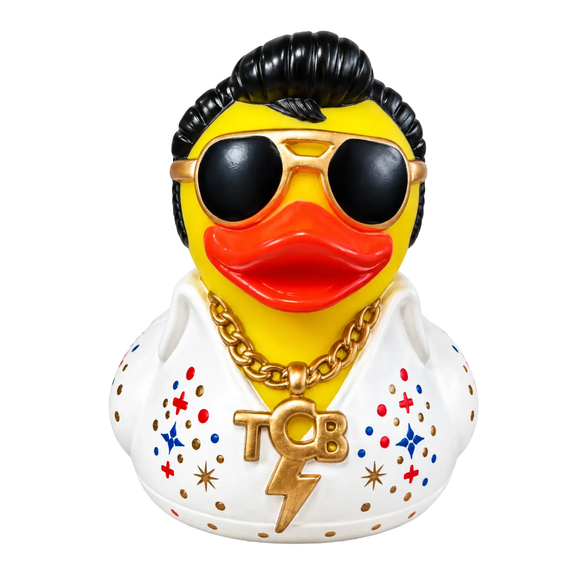 Elvis Rubber Duck - White Jumpsuit