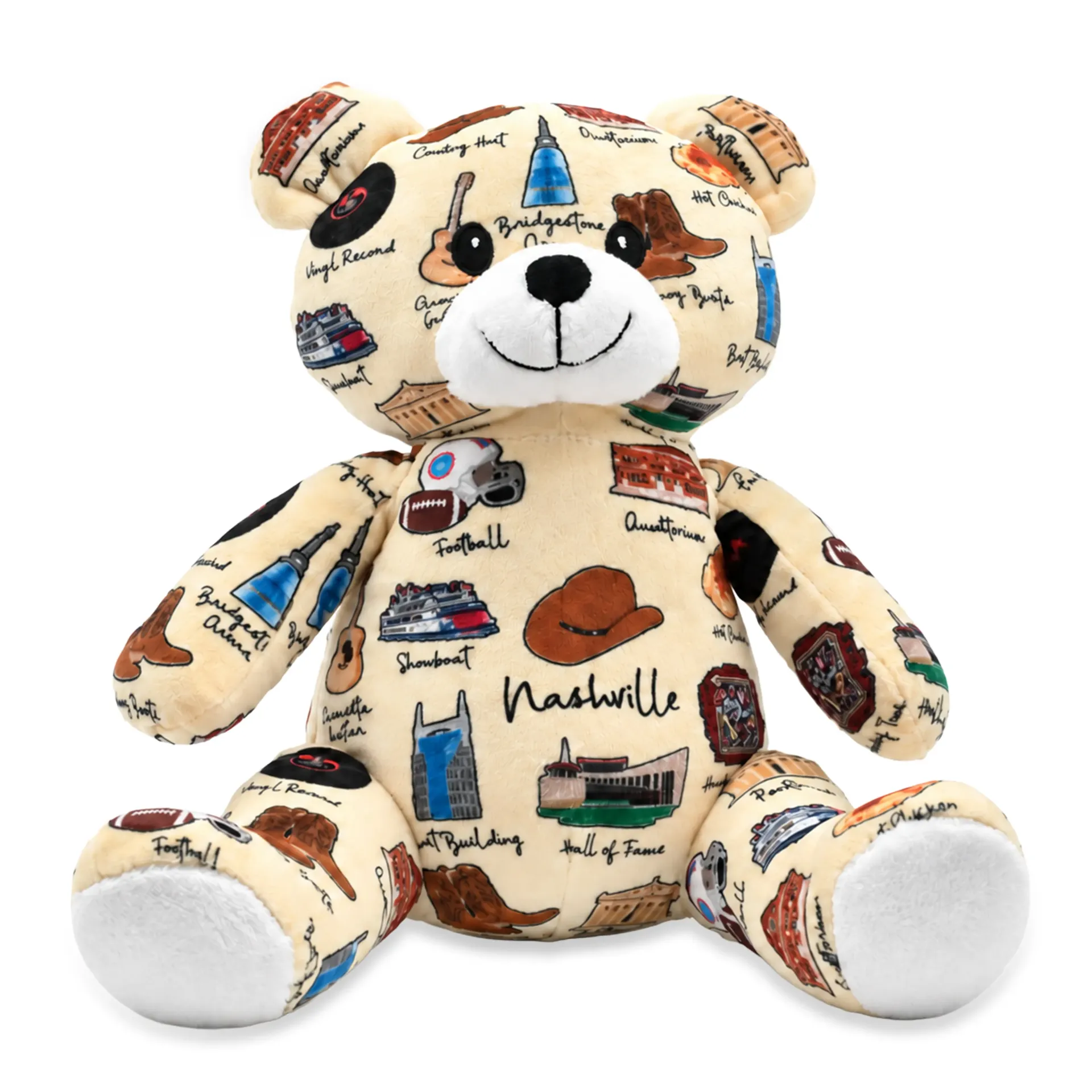 Nashville Teddy Bear - Plushy with Images