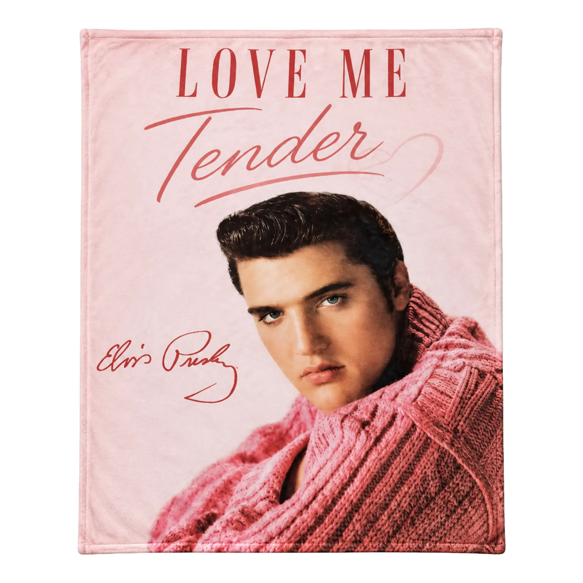 Elvis Throw Blanket - Love Me Tender