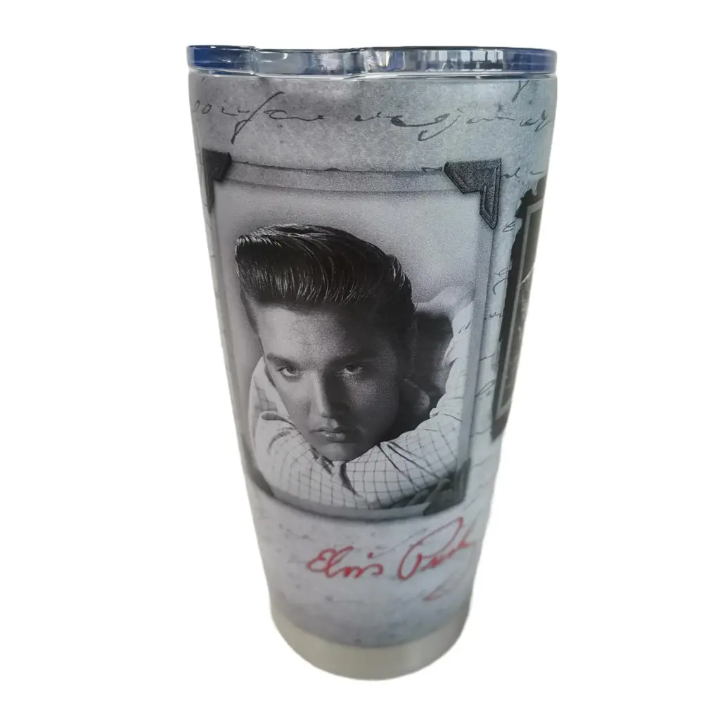 Elvis Thermos - Frames With Letter