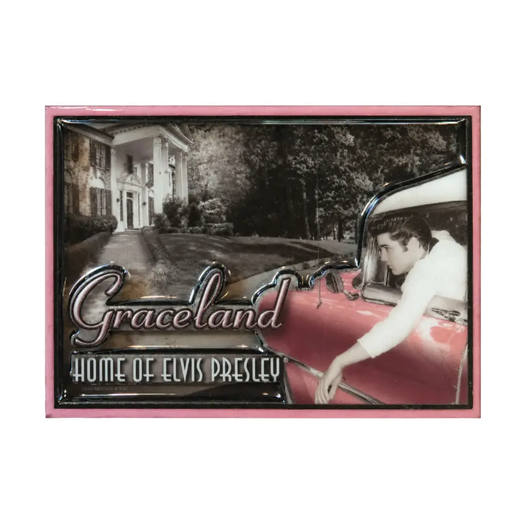 [E8632] Elvis Magnet - In Caddy 3D Laser