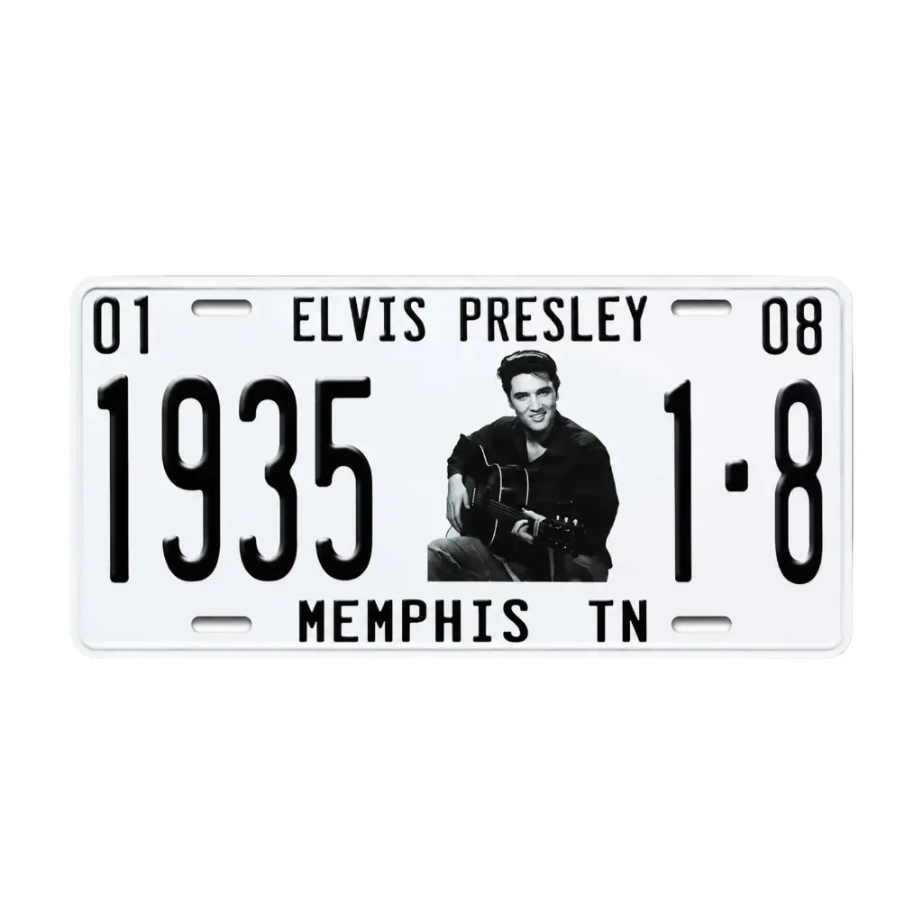 [E8664] Elvis License Plate - 1935