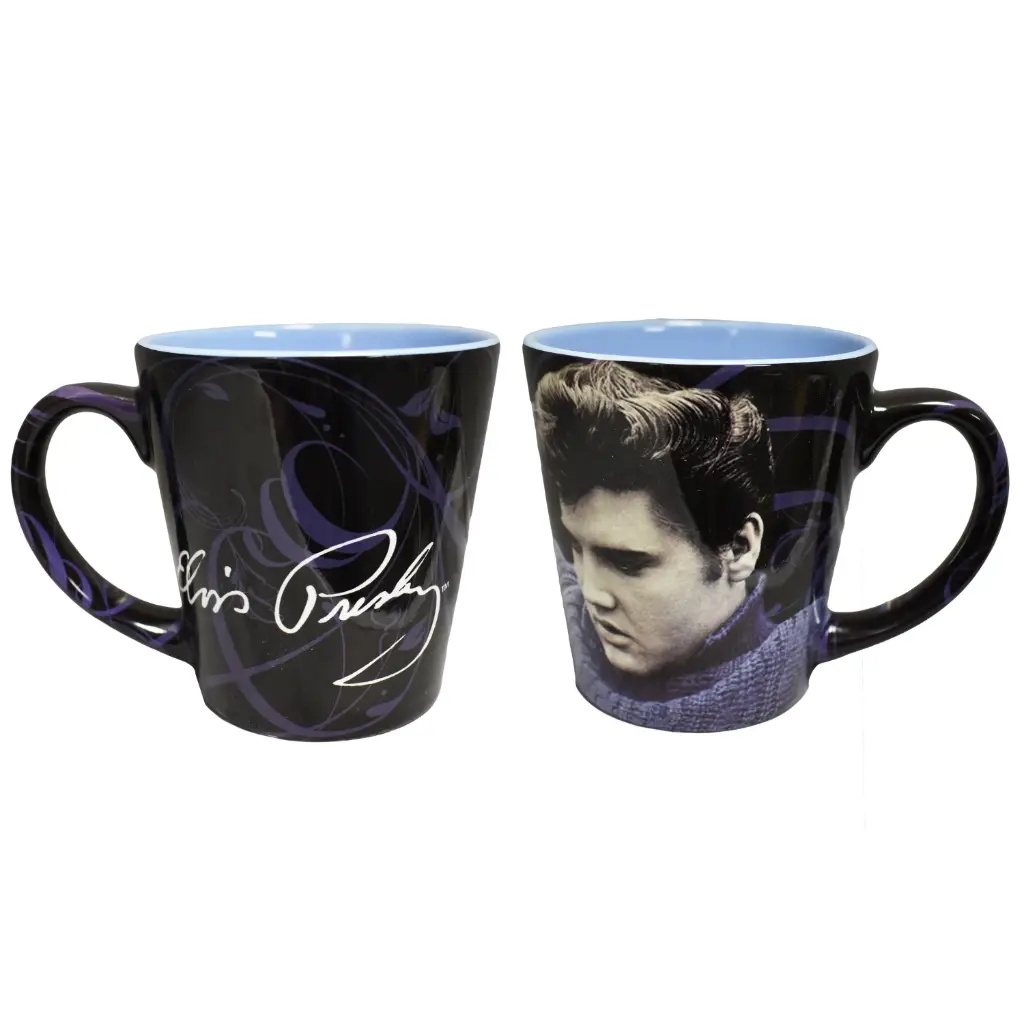 Elvis Mug - Blue Sweater Black
