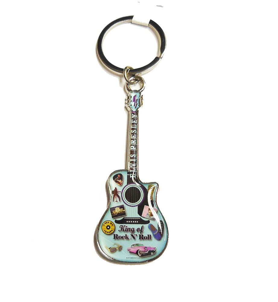 Elvis Keychain - Guitar Patches