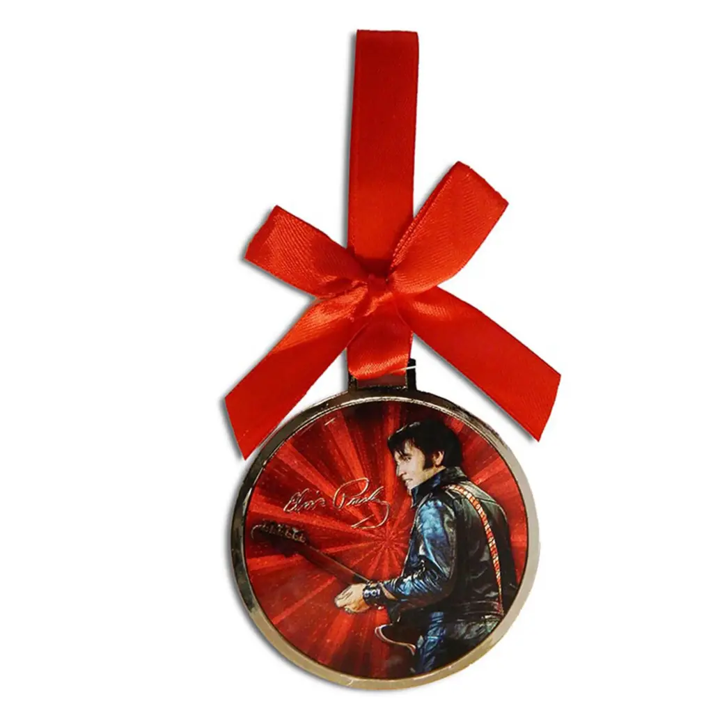 [E8743] Elvis Ornament - 68' Name Foil