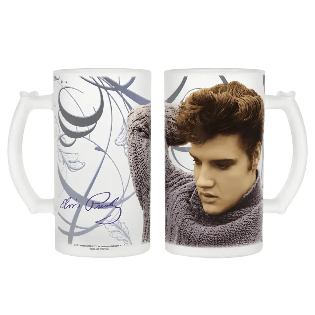 [E8791] Elvis Stein Set - Blue Sweater -16 Oz
