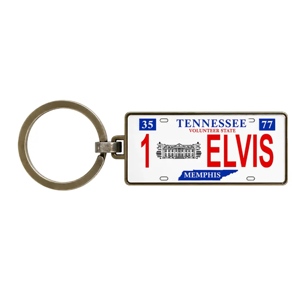 Elvis Keychain - License Plate 1Elvis