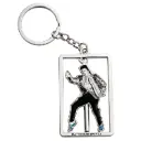 Elvis Keychain - Spinner Blue Suede Shoes