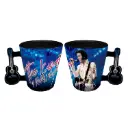 Elvis Shot Glass - The King Blue Guitar With Guitar Handle