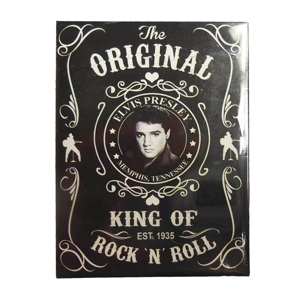 Elvis Magnet - Blk & Wht Est.