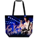 Elvis Tote Bag - The King Blue With White Jumpsuit
