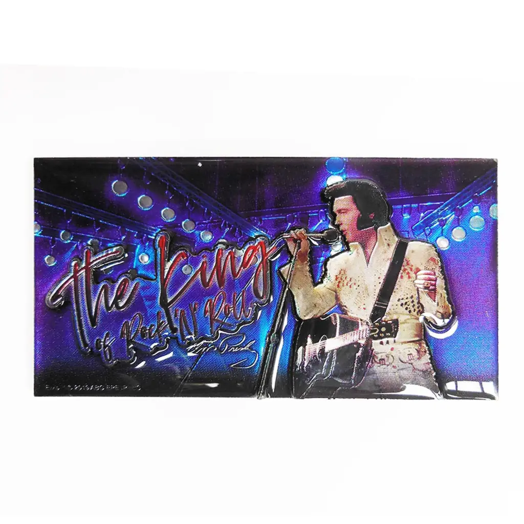 Elvis Magnet - The King Blue 3D Laser
