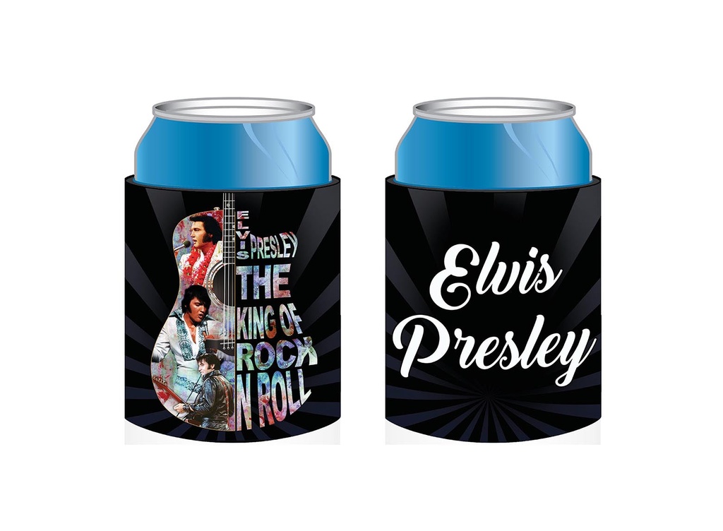 Elvis Huggie/Koozie - Guitar Colorful