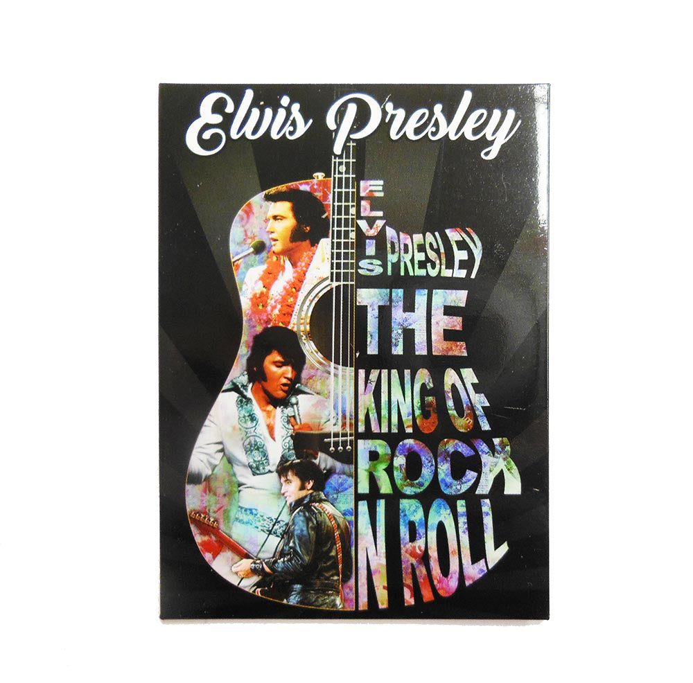 Elvis Magnet - Guitar Colorful