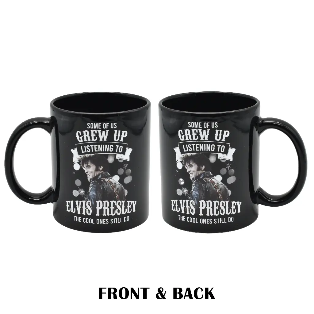 [E8913] Elvis Mug - Grew Up Listening To