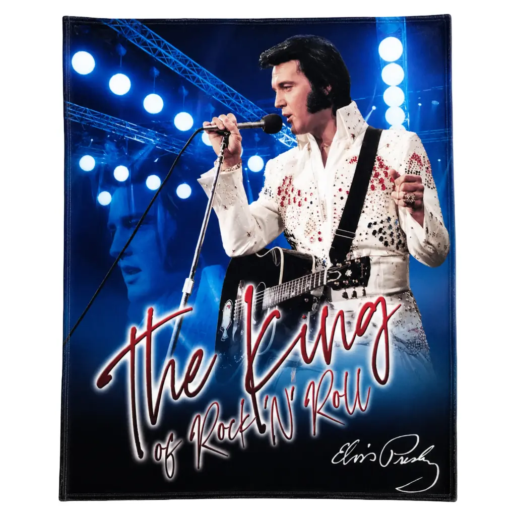 [E8921] Elvis Throw - The King Blue