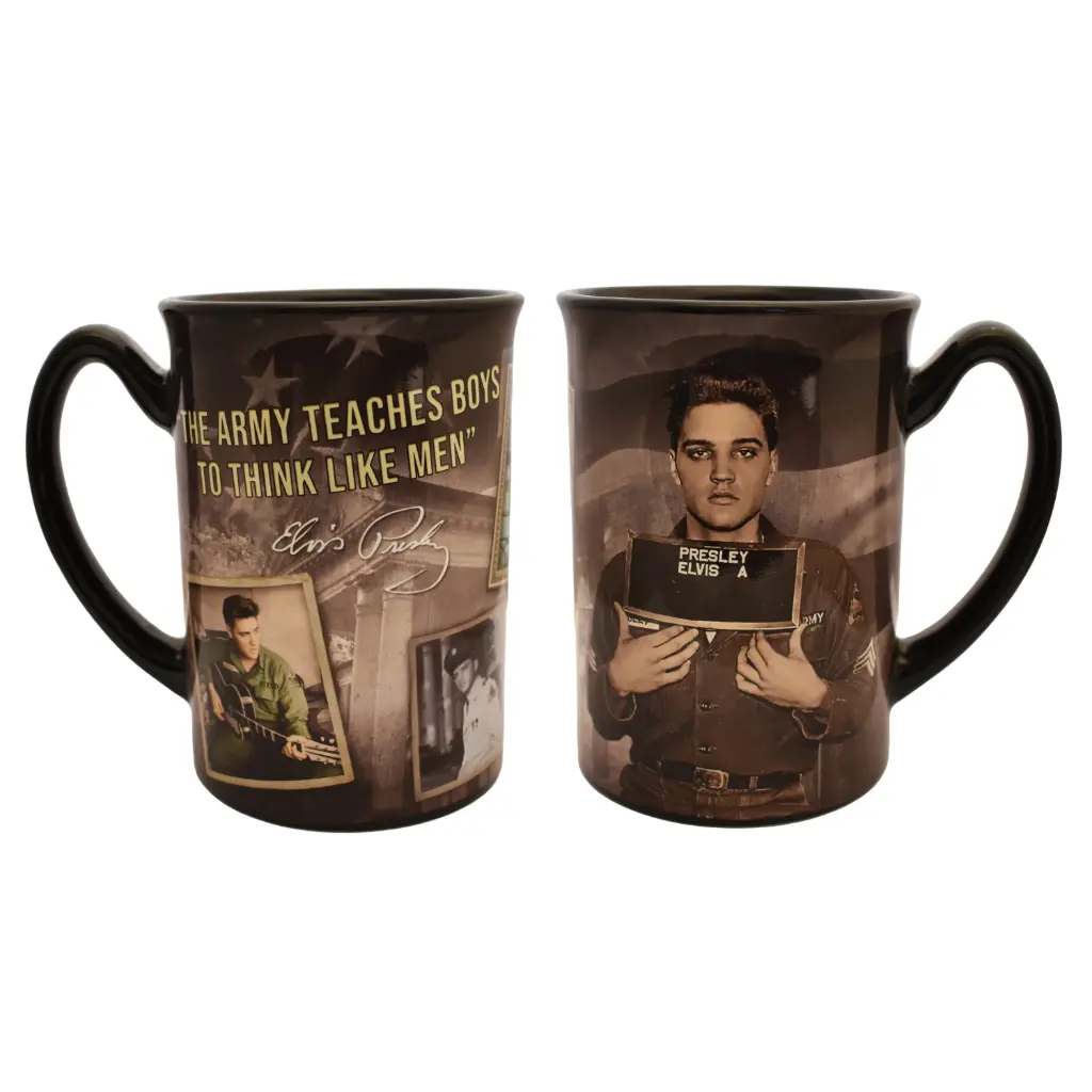 [E8923] Elvis Mug - Army Photos
