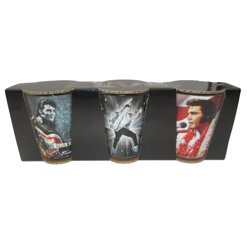 Elvis Shot Glasses - Set of 3