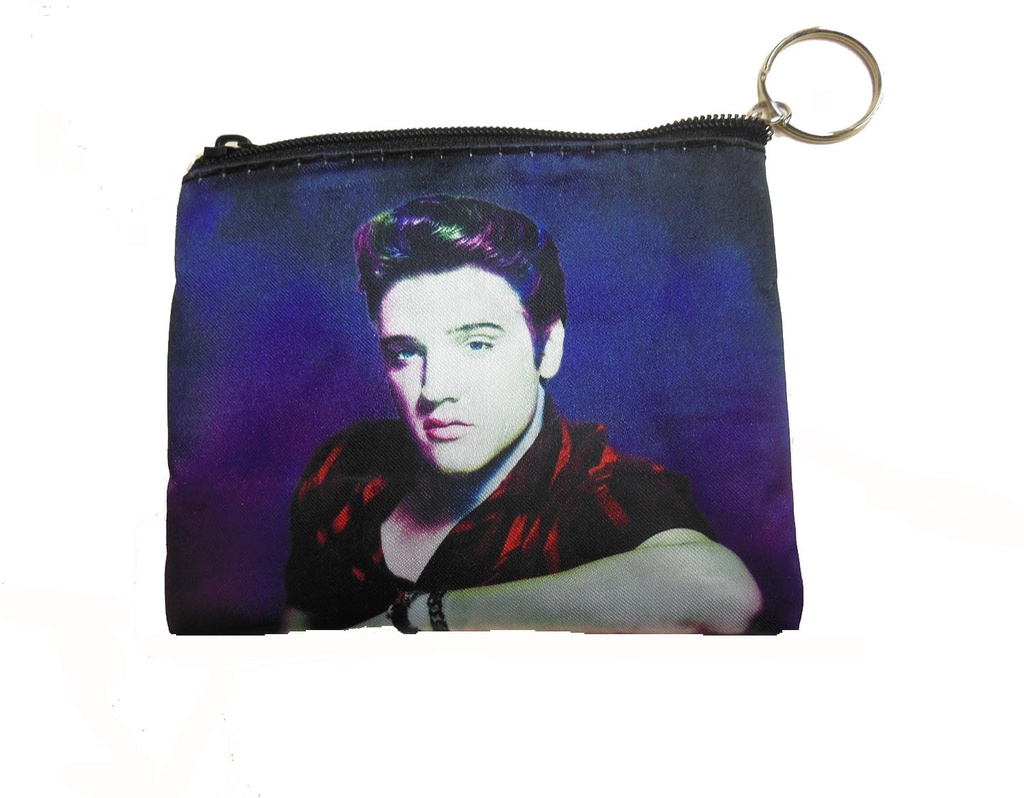Elvis Key Chain/Coin Purse - Multi Color