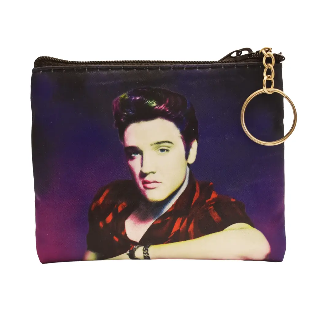Elvis Key Chain/Coin Purse - Multi Color